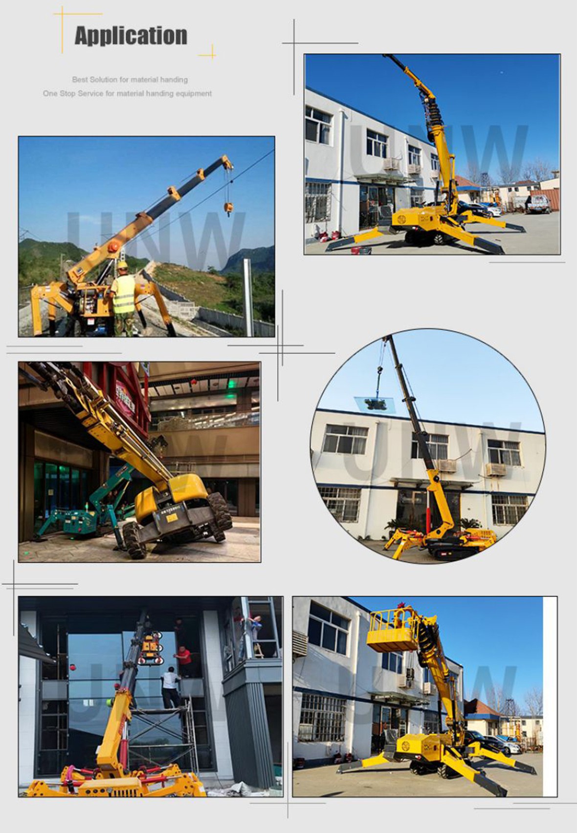 UNW spider mini crane